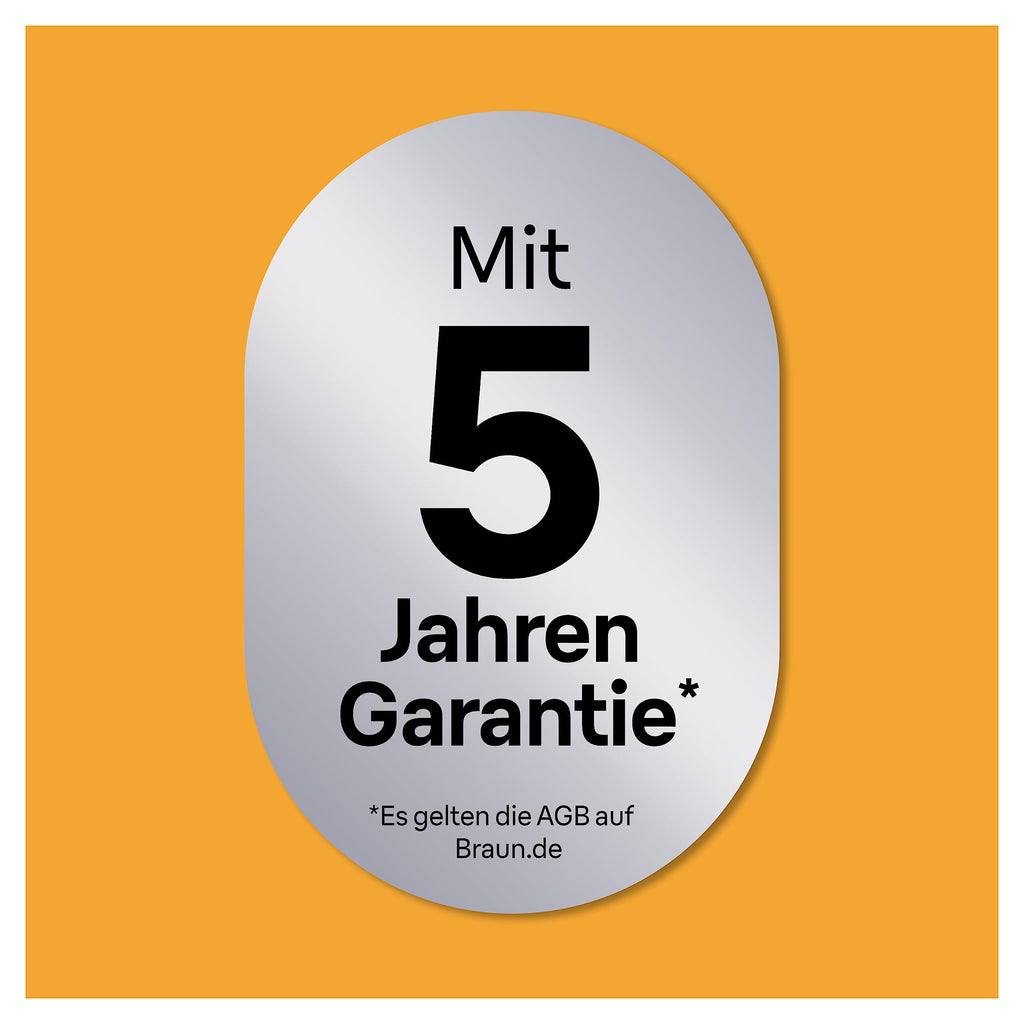 HerrenLux Barttrimmer Series 5, Elektrischer Bartschneider Herren mit 5 Zubehörteile, BT5430, Schwarz