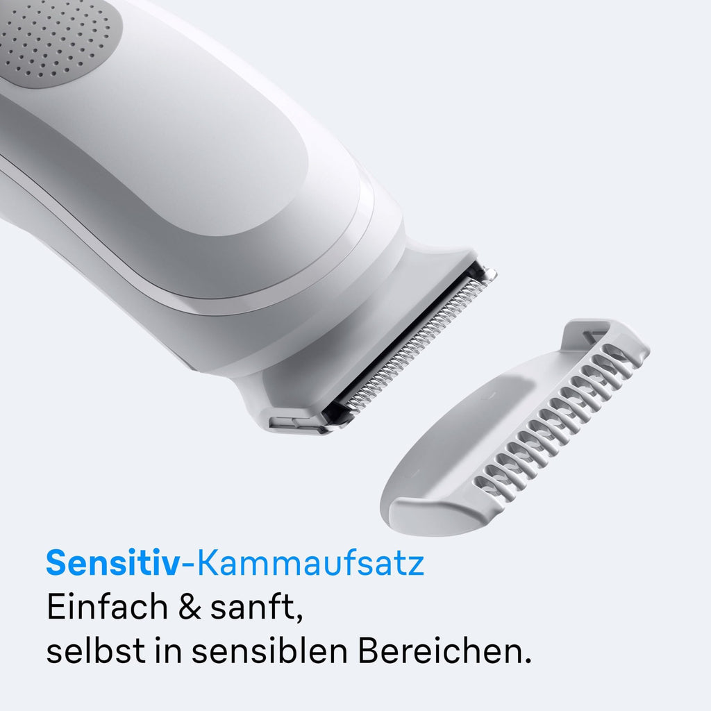 HerrenLux Pro Series 3, Elektrischer Körperrasierer Herren mit 3 Zubehörteile, BG3530, Grau