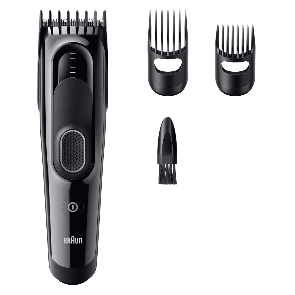 HerrenLux Haarschneider Series 5, Haarschneidemaschine und Rasierapparat für Herren, Haartrimmer mit Ultrascharfe Klingen, HC5530, Schwarz