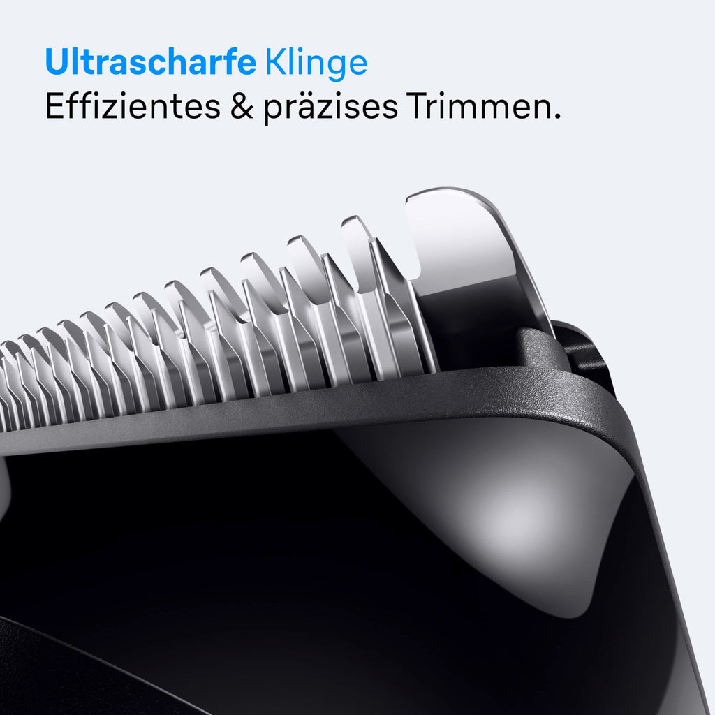 HerrenLux All-in-One Trimmer-Set 3, 11-in-1 Multigroom, Barttrimmer, Nasenhaartrimmer, AIO3565, Grau