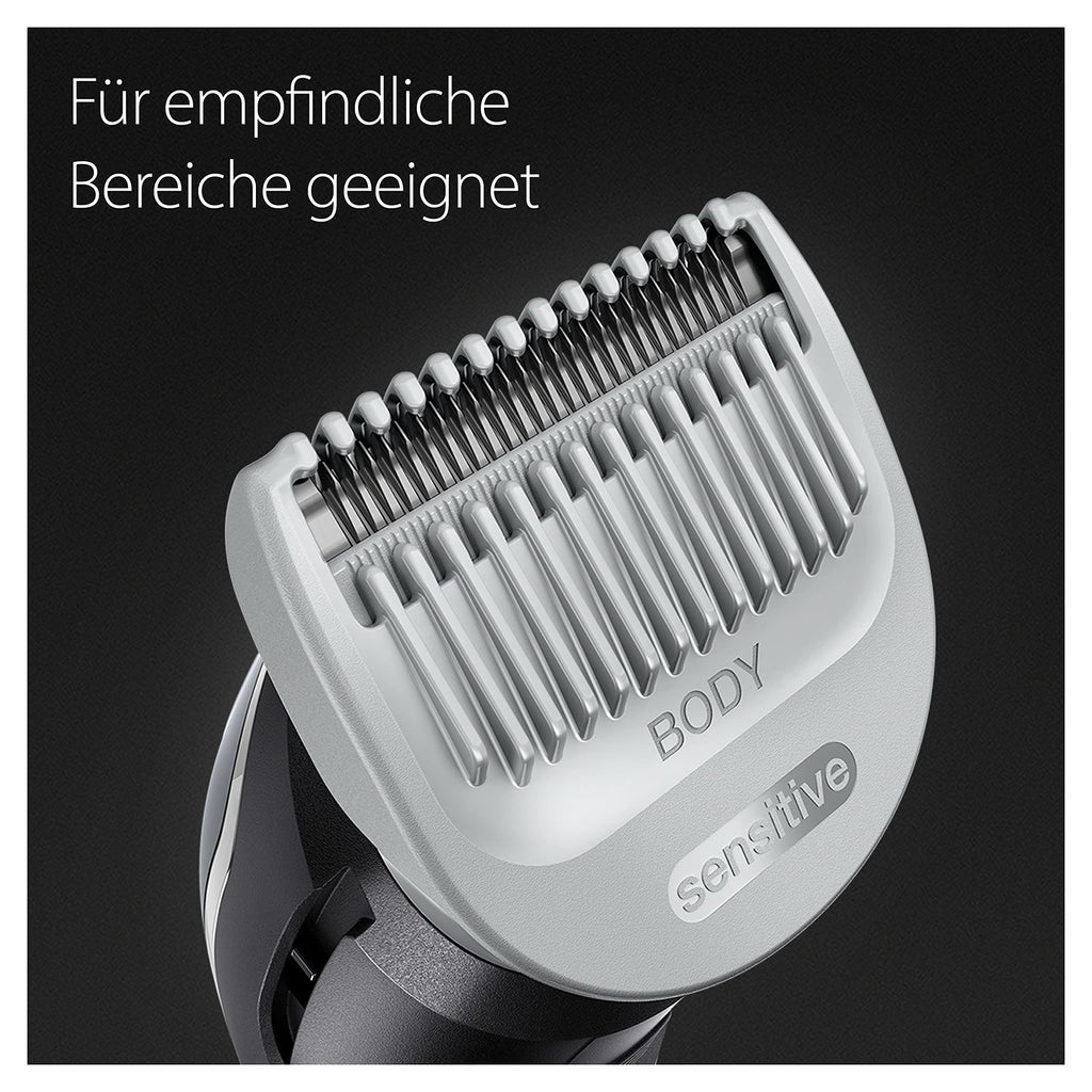 HerrenLux Pro Series 5, Elektrischer Körperrasierer Herren mit 3 Zubehörteile, BG5350, Grau