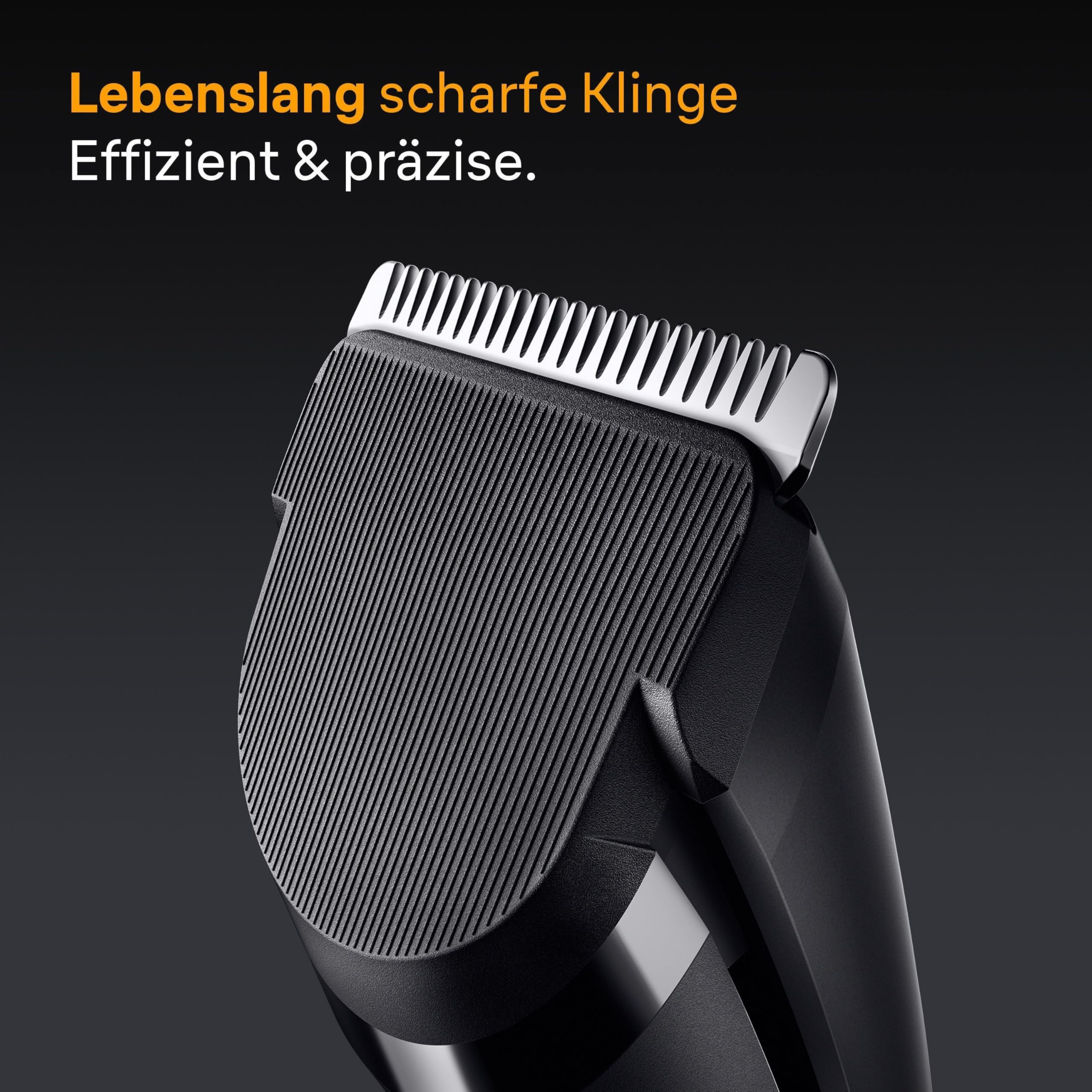 HerrenLux Haarschneider Series 5, Haarschneidemaschine und Rasierapparat für Herren, Haartrimmer mit Ultrascharfe Klingen, HC5530, Schwarz