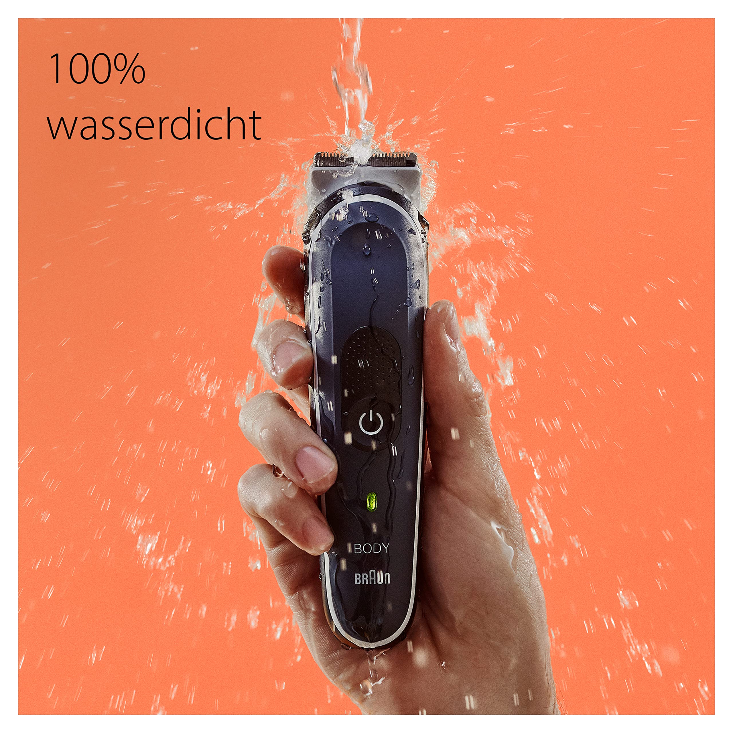 HerrenLux Pro Series 5, Elektrischer Körperrasierer Herren mit 3 Zubehörteile, BG5340, Grau