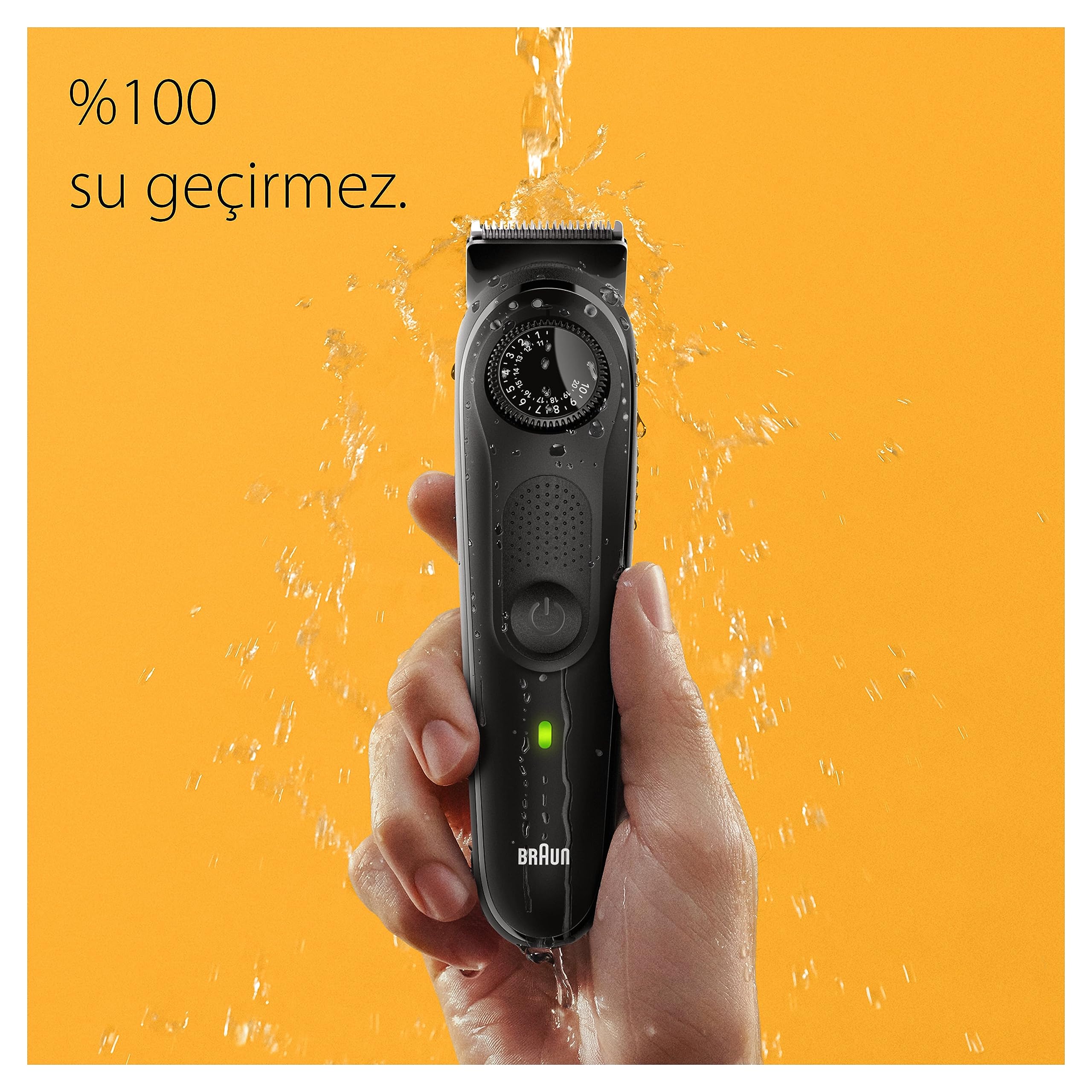 HerrenLux Series 5 BT5420, elektrischer Kinntrimmer für Männer, mit ultrascharfer Klinge